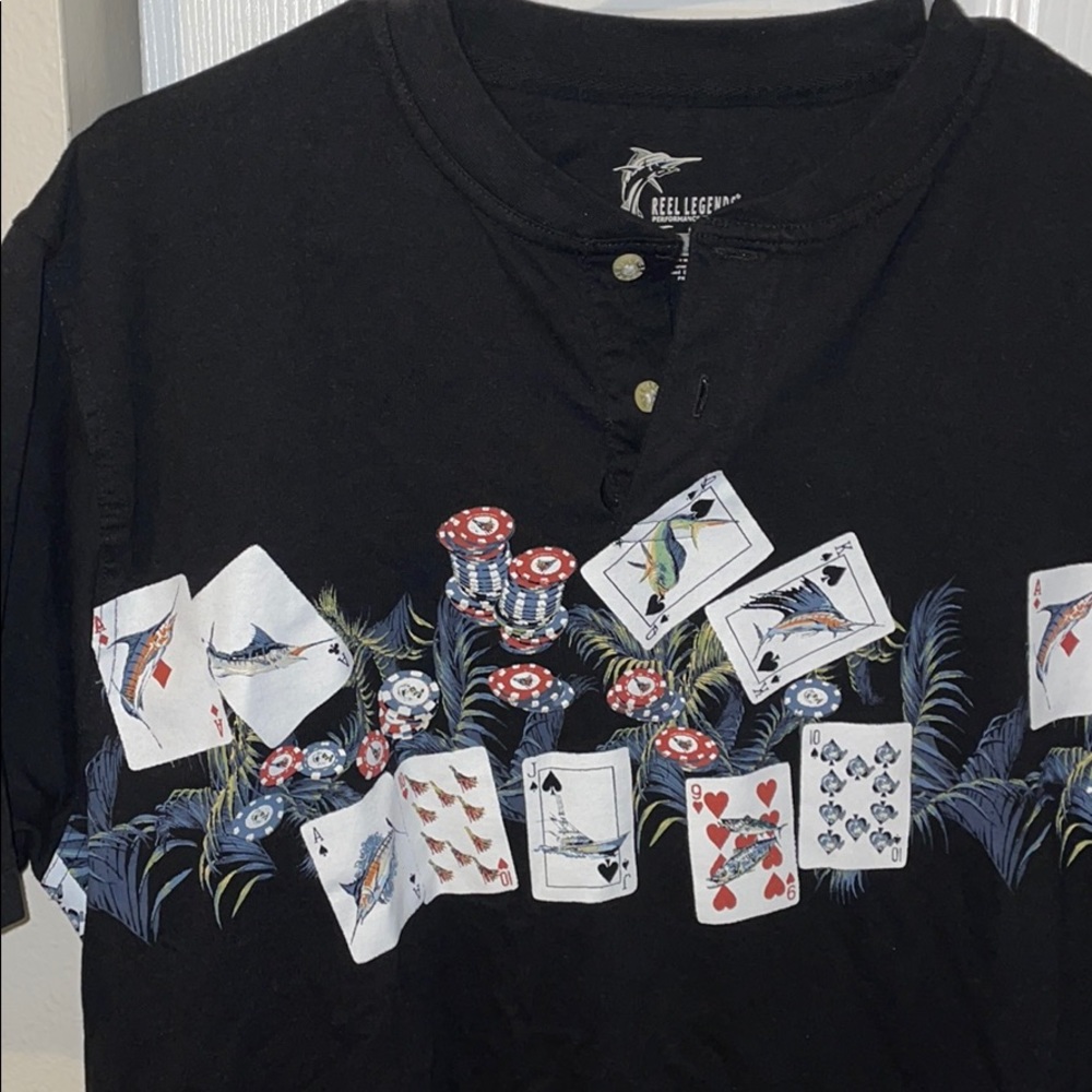 Reel Legends Fishing Poker Tee
